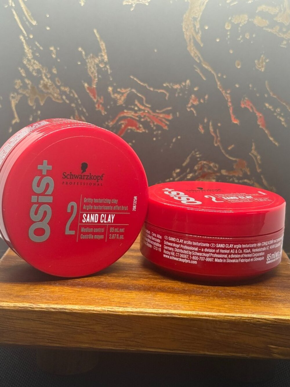 1- Schwarzkopf Professional OSiS+ Sand Clay Texturizing Hair Clay 2.87 oz